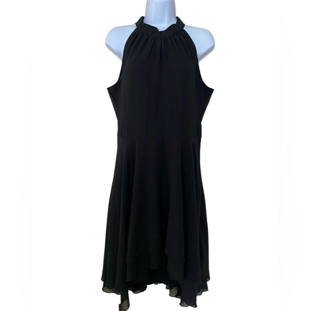 Halter Black Dress- XL